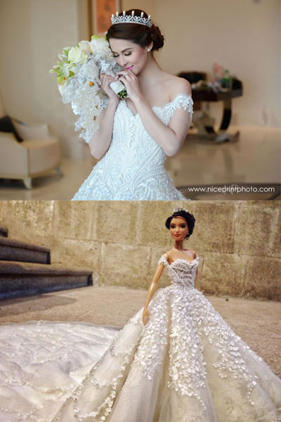 Heart evangelista hotsell wedding dress