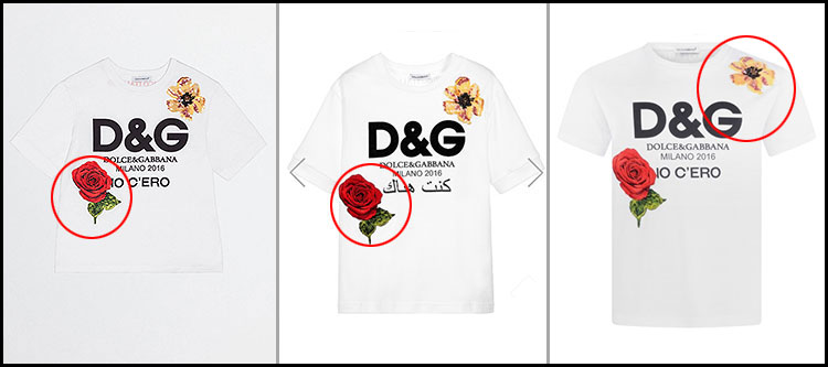 Dolce gabbana t shirt 2017 best sale