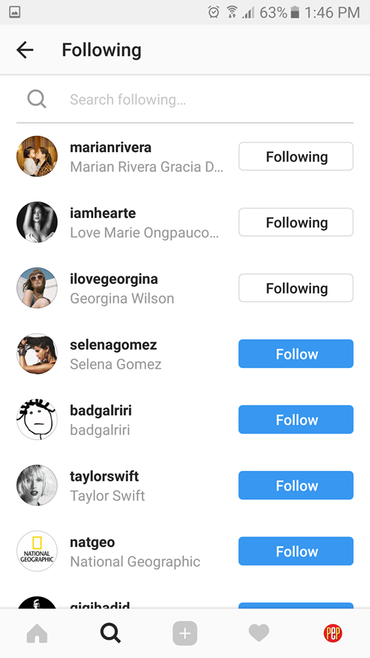 Guess who followed Marian Rivera and Heart Evangelista on Instagram?