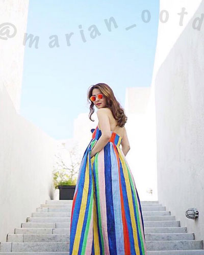 Marian Rivera hies off to Europe splashed in colorful wardrobe