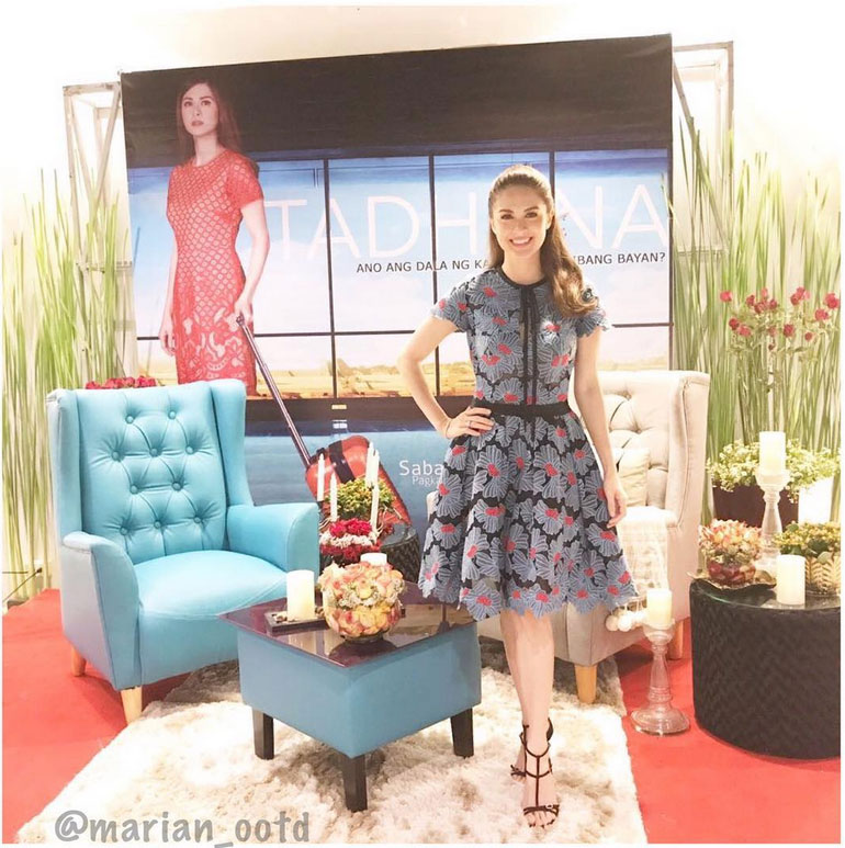 Marian Rivera receives Carolina Herrera bag