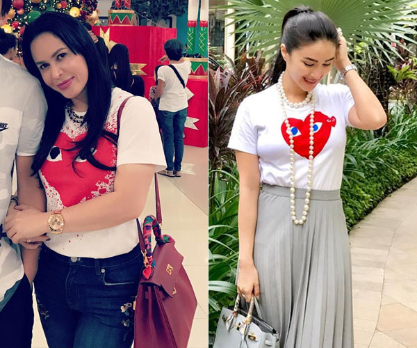 Jinkee Pacquiao's Celine T-shirts And How Much They Cost