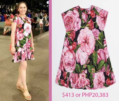 Jinkee Pacquiao Floral dress, Women's Fashion, Dresses & Sets