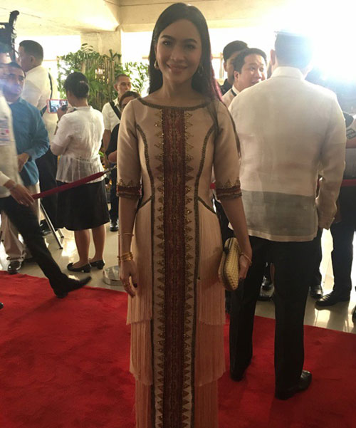 Jinkee Pacquiao classy, stylishly girly at SONA 2017