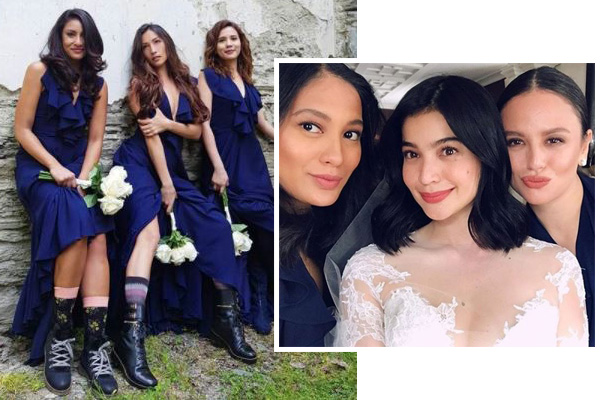 Anne curtis 2025 bridesmaid dress