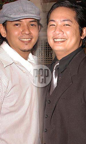 The sons of Kevin Cosme, Dolphy&#39;s character in Home Along the Riles. Gio Alvarez (left) played Bob while Smokey Manaloto was Bill. - 47864f5c5