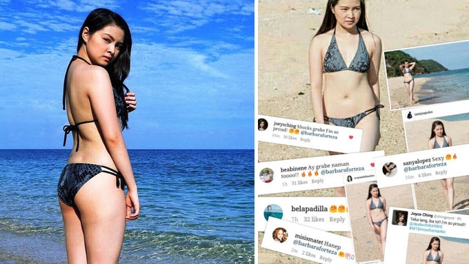 Bikini pic of Barbie Forteza praised by Bela Padilla other