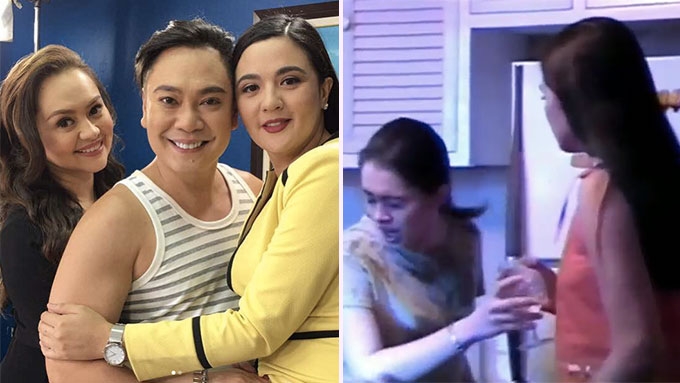 Former onscreen rivals Angelika dela Cruz and Sunshine Dizon