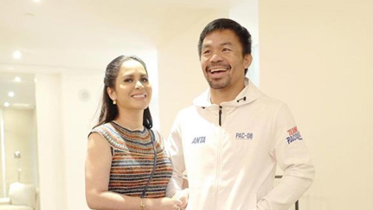 Jinkee Pacquiao wears P155,000 dress at Pacquiao-Thurman fight