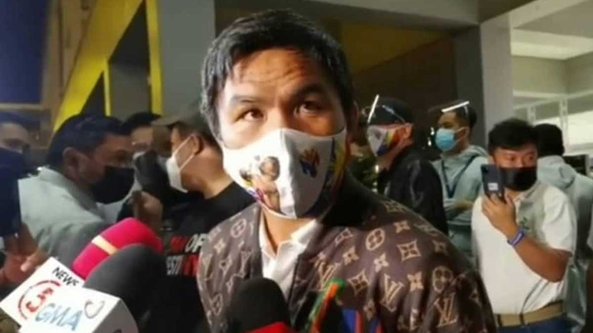 LV OOTD ni Sen. Manny Pacquiao sa airport, patok sa netizens 