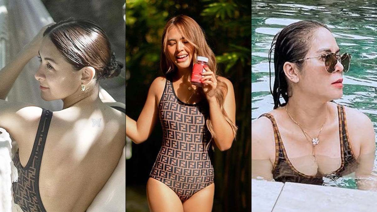 inflation Diskret efterklang Pinay celebrities wearing Fendi swimsuits | PEP.ph