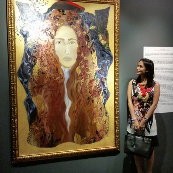 Heart Evangelista sells painting for charity