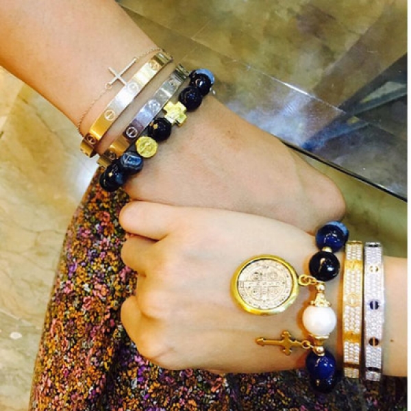 Heart Evangelista puts a stylish spin on Y2K beaded charm bracelets