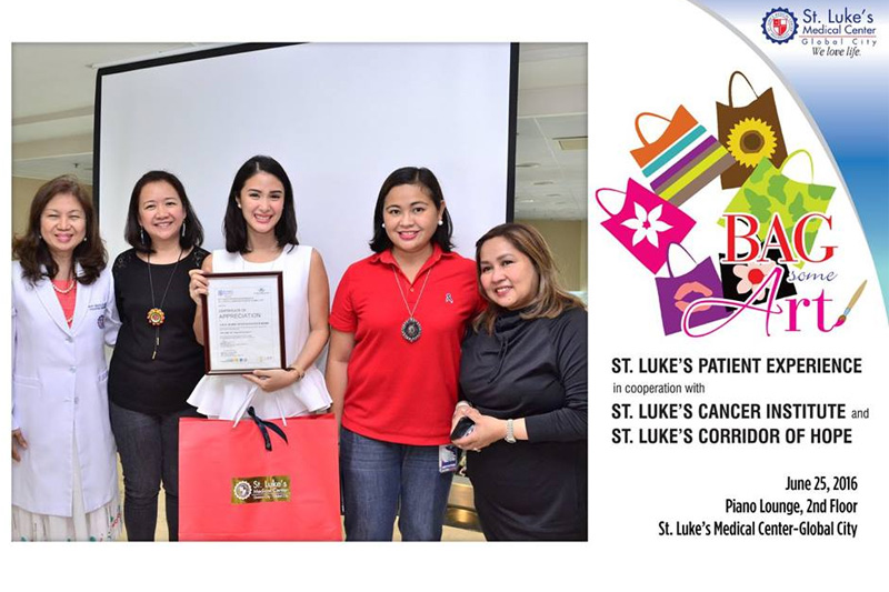 Heart Evangelista teaches art to members of cancer support group