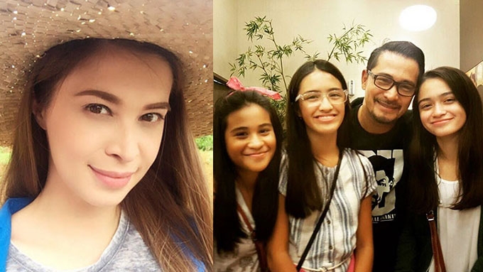 Cesar Montano unexpectedly reunites with daughters with Sunshine