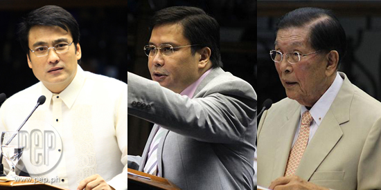 Ombudsman recommends filing of plunder charge against Senators Enrile, Revilla, Estrada 