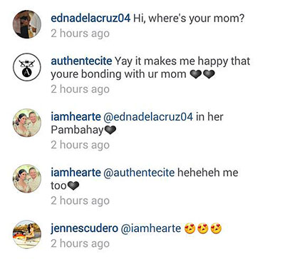 Heart Evangelista and mother Cecile Ongpauco reunite in Instagram