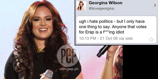 Georgina Wilson clarifies tweet about Erap Estrada ...
Jake Ejercito And Georgina Wilson