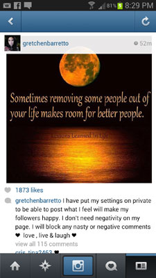 Gretchen Barretto Sets Instagram Account To Private Pep Ph
