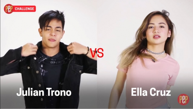 Ella Cruz vs. Julian Trono in an EPIC dance battle PEP.ph