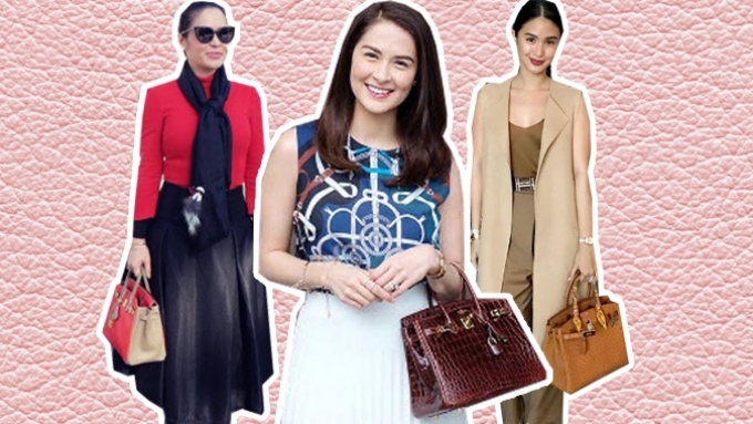 Marian Rivera, Heart Evangelista, and stars with Hermes Birkin and