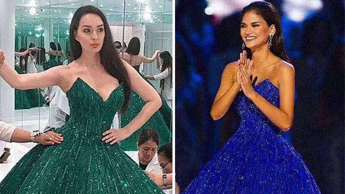 Pia wurtzbach gown shop miss universe 2017