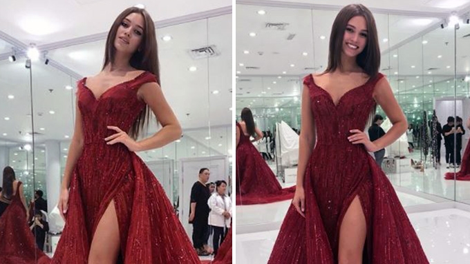 miss universe 2017 evening gown