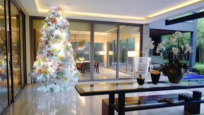 Jinkee Pacquiao's Giant Christmas Tree Is a Pastel Dream