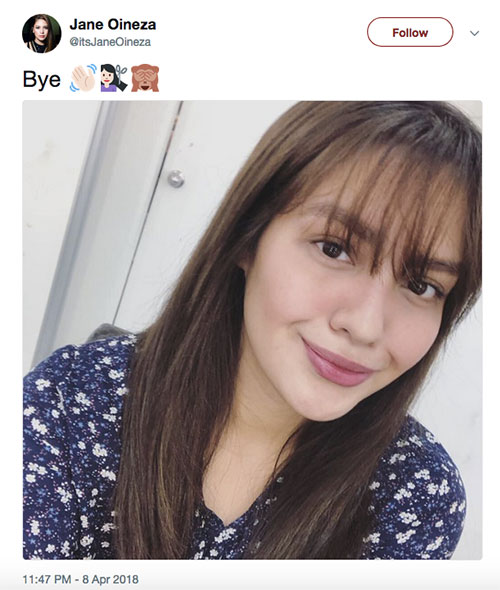 Jane Oineza sports short hairstyle for her first 