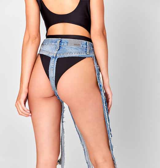 These $168 Thong Jeans Have A Wait-List - Carmar Denim Thong Jeans