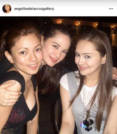 LOOK Kristine Hermosa and Angelika dela Cruz on the set of their