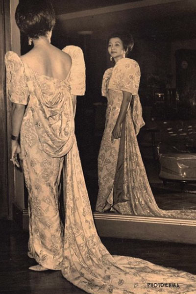 vintage filipiniana dress