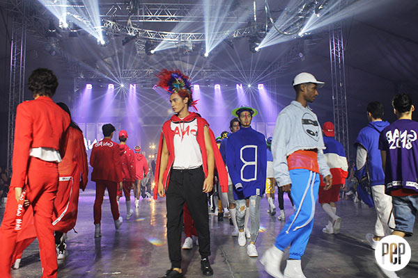 Celebrities led by Vice Ganda hit the runway at Bang Pineda's