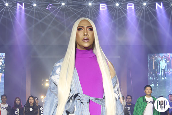 Celebrities led by Vice Ganda hit the runway at Bang Pineda's