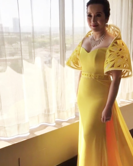 kris aquino filipiniana gown