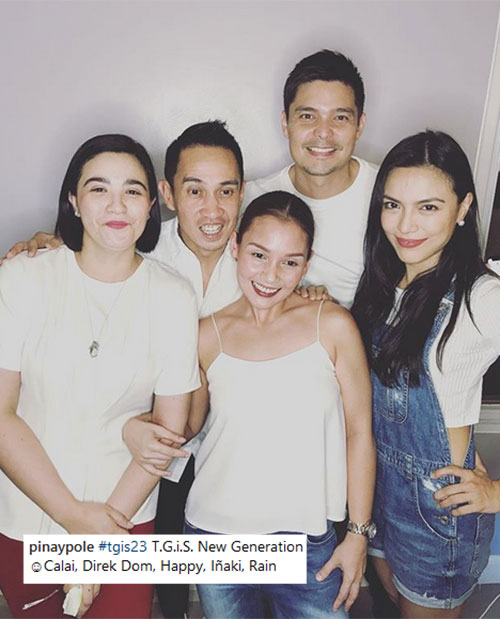 Dingdong Dantes, Angelu de Leon attend TGIS reunion hosted by Ciara ...