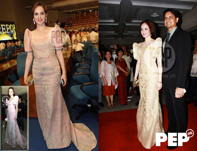 Lucy torres hot sale filipiniana dress