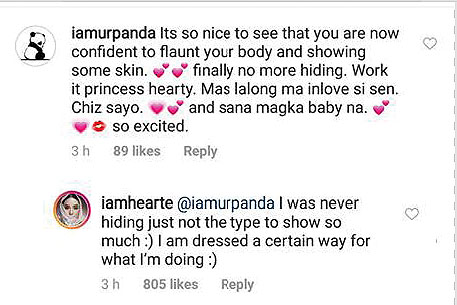 Heart Evangelista Replies To An Instagram User Who Dissed Her Hips