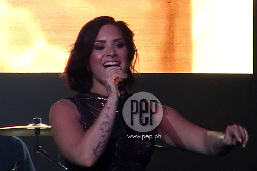 PHOTOS: What does Demi Lovato love about Filipino concertgoers? | PEP.ph