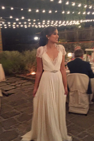 Isabelle daza wedding clearance dress