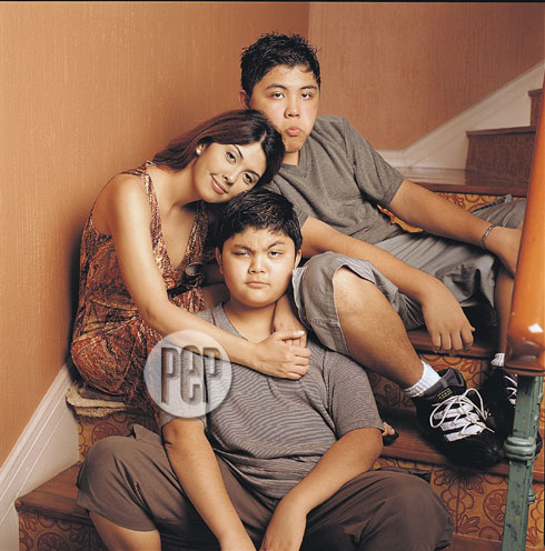 Pops Fernandez New Life Home Pep Ph Pops Together With Robin And Ram At The Time Of This Photo Shoot Was 15 Years Old 13