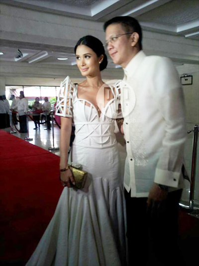 heart evangelista sona dress