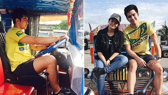 Derrick Monasterio drives jeepney while Bea Binene becomes barker for ...