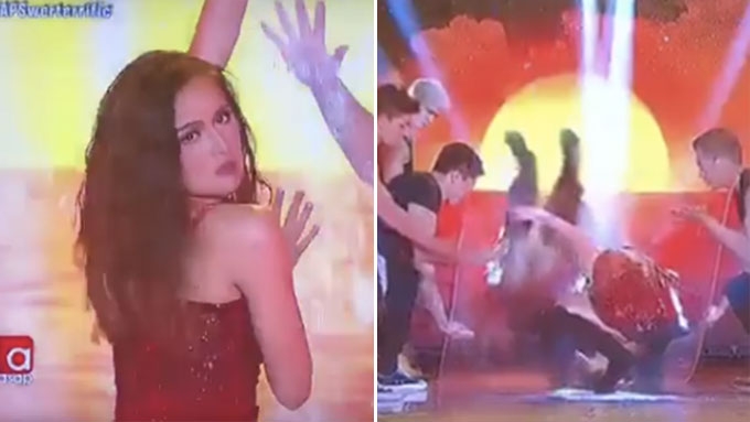 Kim Chiu falls on ASAP stage for the third time; netizens respond with  hugot lines | PEP.ph