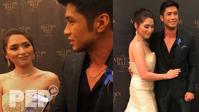 GMA-7 actress Kylie Padilla spotted at ABS-CBN Ball | PEP.ph