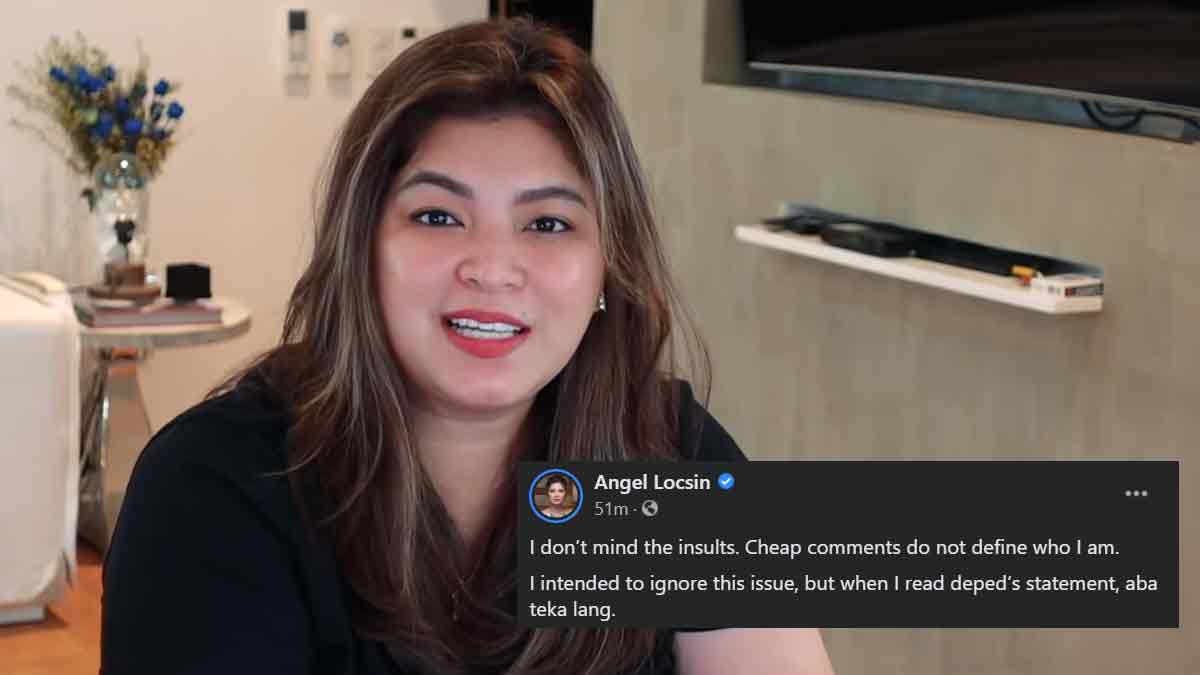 Angel Locsin responds to DepEd; asks teacher to apologize for actions
