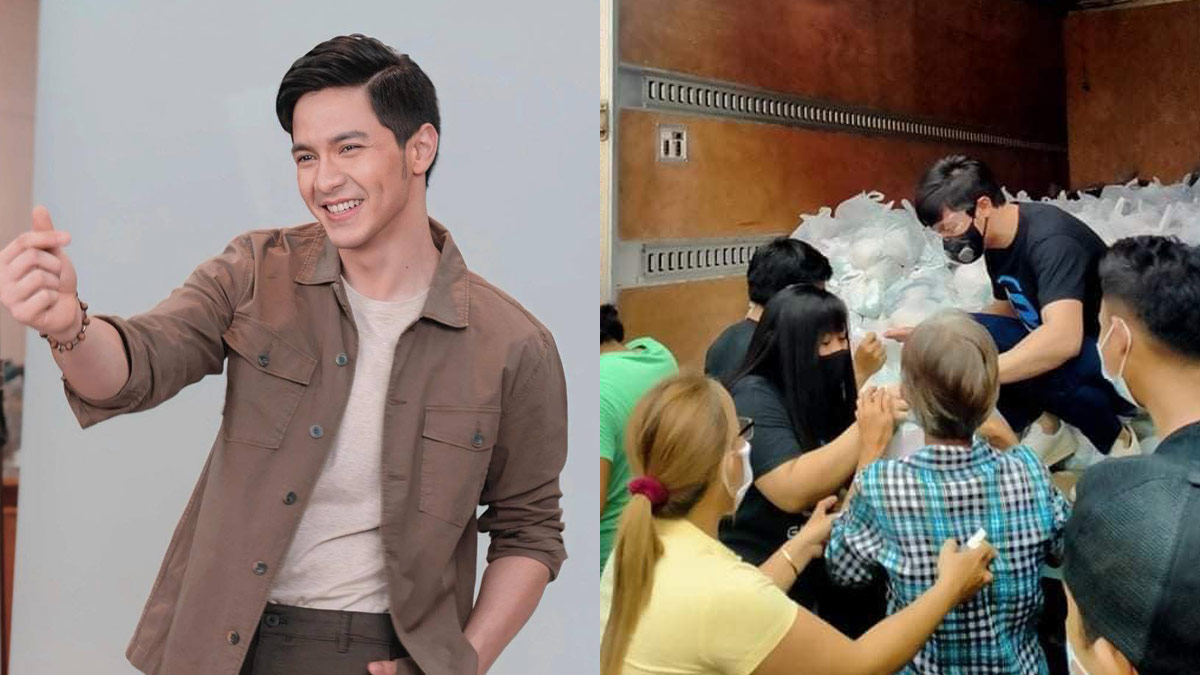 Alden Richards helping others