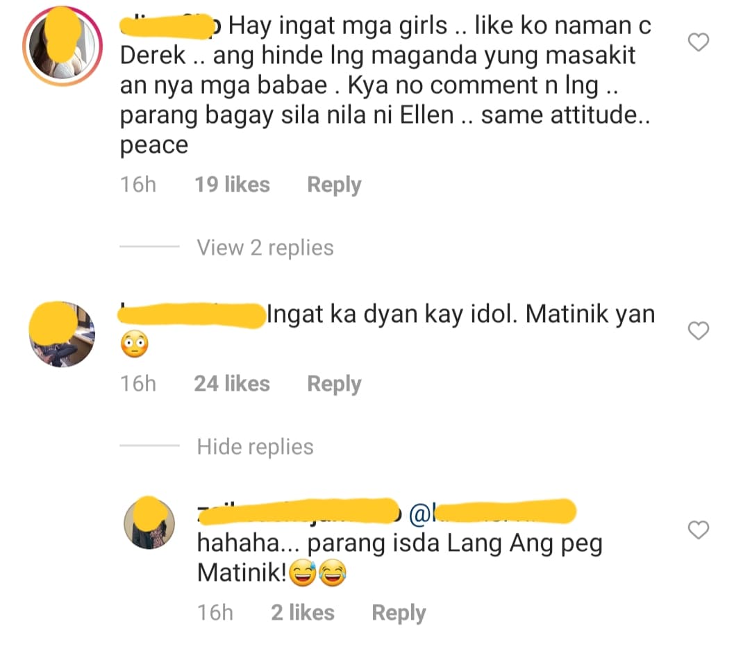 instagram comment: netizens continue to warn ruffa and ellen