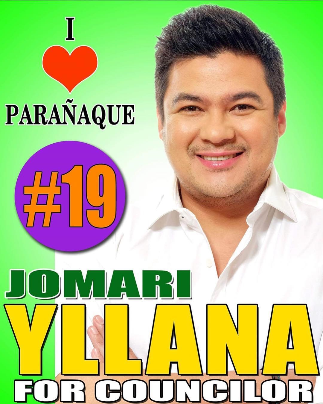 Jomari Yllana campaign poster