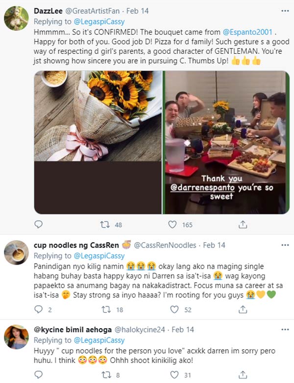 Netizens speculate that sunflower bouquet was from Darren Espanto